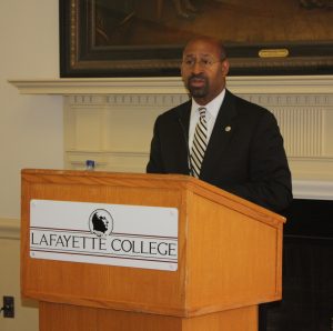 Mayor Nutter at Lafayette College